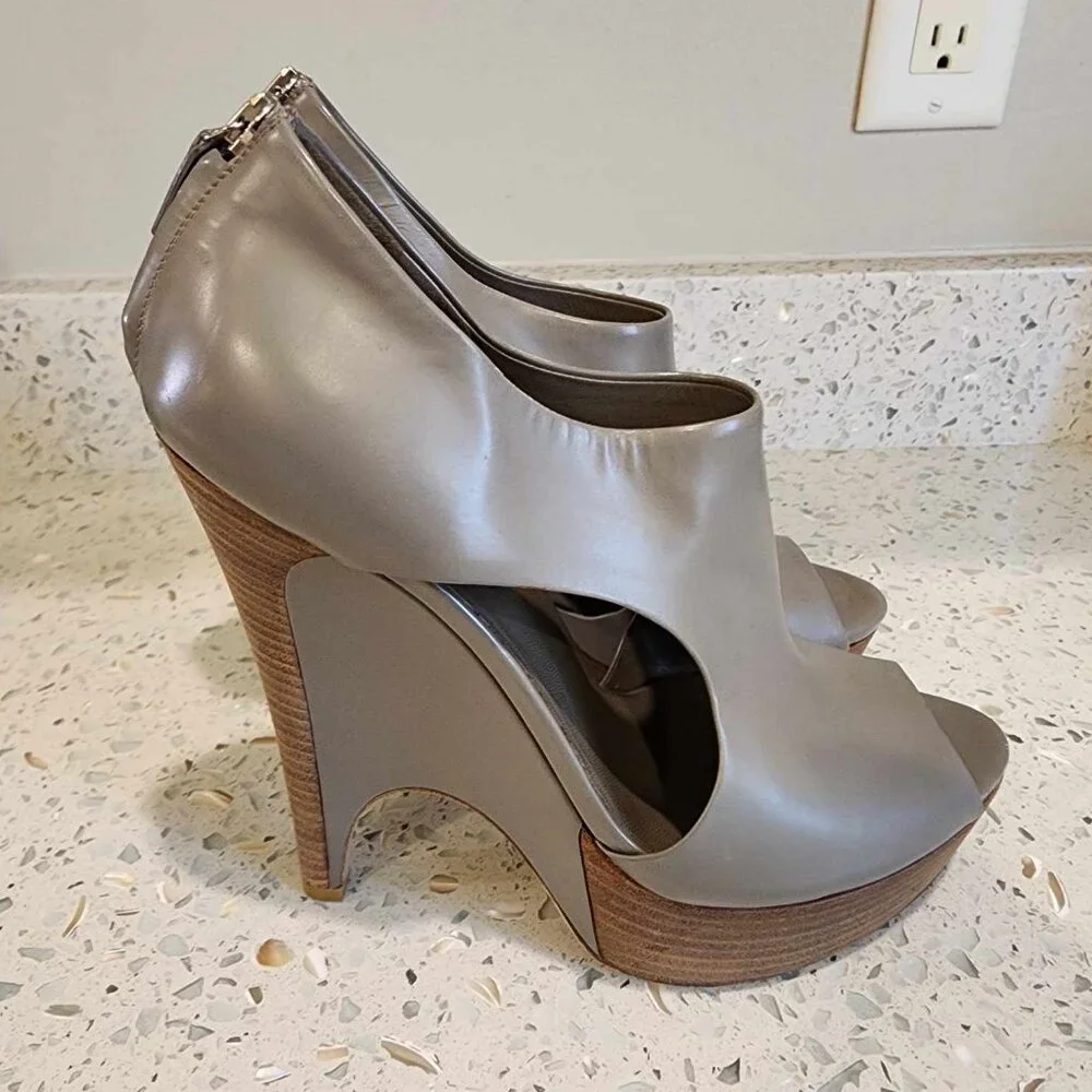 Gucci Escarpins Wedge High Heels 39.5 - Picture 3 of 12